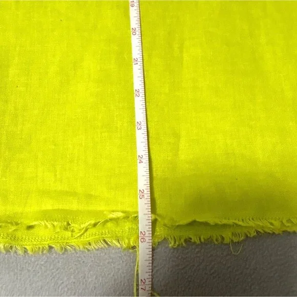 Ali Miles Womens Button Back Lime Poncho Top 2X Loose Fit 100% Cotton - Picture 8 of 8